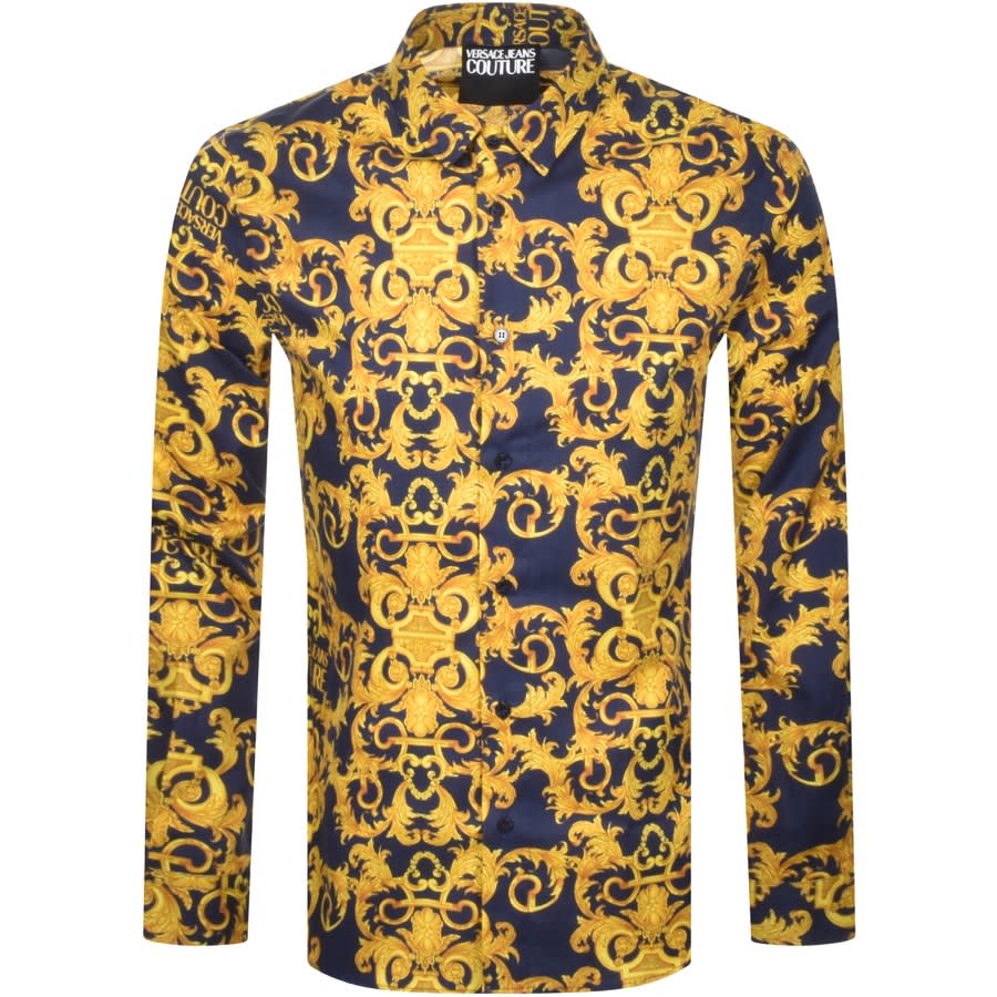 Alternative Image for ProductVersace Jeans Couture Long Sleeve Shirt Navy1